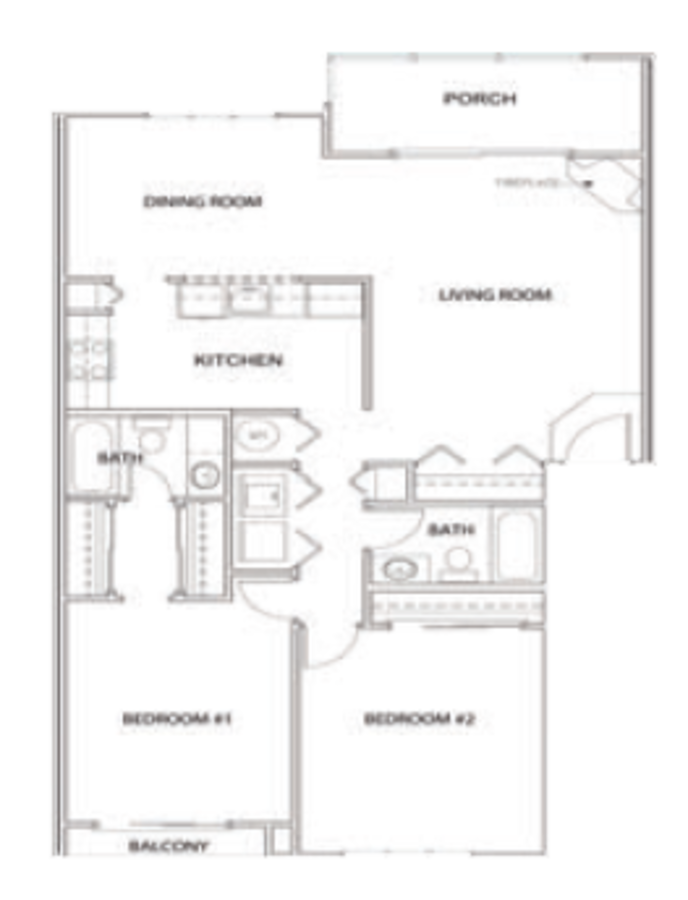 Floorplans Apartments for Rent in Norcross, GA Las Palmas Apartments